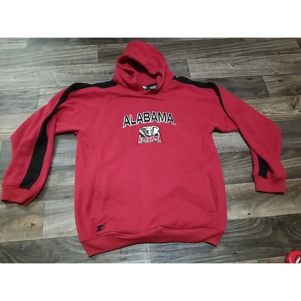 Vintage Y2K Alabama Crimson Tide Hoodie M‎ Rolltide Team Starter Crimson Tide